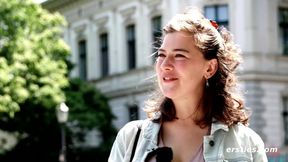 German amateur couple welcomes intimate on first date