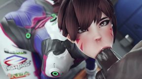 Receiving Enormous Facial After Intense Anal Cumshot Her Throat