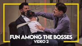 Fun Among the Bosses - Video 2 (1080p) Gay Bondage - Gay Domination - Breathplay - Gut Punching - Boxing - Wrestling - Suit and Tie - BDSM