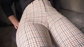 Naughty Coworker Cameltoe Tease And Denial