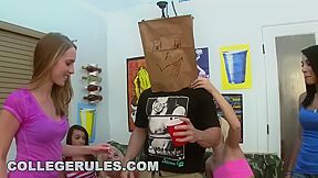 Kinky Teens 18+ Playing Games During Orgy