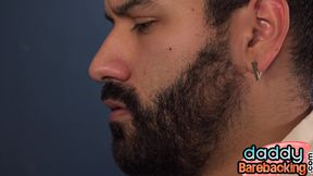 Hairy DILF boss analfuck 2 twink workers in 3some