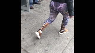 See Through Designer Leggings Pink Panties Xmas Shopping