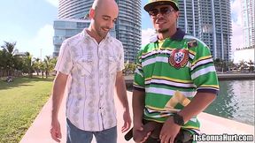 IT'_S GONNA HURT - Adam Russo Gets BBC Deep In His Ass, Thank You Castro Supreme!