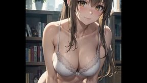 Cute 3D Anime Babe Masturbates Pussy & Takes Huge Dick for Creamy Finish