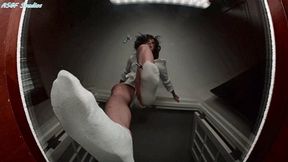 FOOT VIRGIN! New Asian Princess SWEATY SOCK CRUSH! Part 2 - MP44