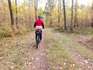 When biking in the forest I often get lascivious and have to void urine and masturbate to relax
