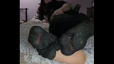Femboy catches you staring at their feet - Foot Joi