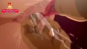 Green-Eyed Hentai Vixen Rides Wild Beats to Mind-Blowing Orgasm