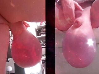 Swinging Real Balls Huge Ever Saline Balls Real Life Futanari Stretched Hirsute mat-bag Ball Stretching Relaxing Pleasure Music Compilation