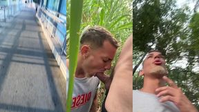 novinho guloso vai pro mato atras de pika e mama varios