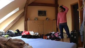 College girls come for a fashion photo shoot turns into a porn casting for an amateur porno director