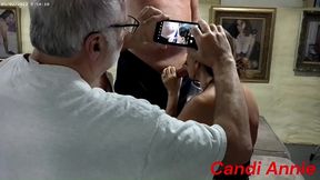 cum craving hotwife slut candi annie shared as husband films!