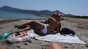 Naughty gal of mine took our summer beach fun to a new level