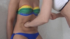 M Deep pushing into a soft pulled in belly 3BP