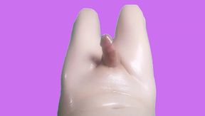 777 Cumming in Pink in Creamy Ambiance with Hands-free Cumshot