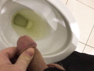Pissing in the Water closet at my Posh work environment (Compilation)