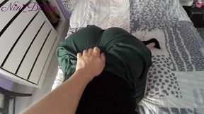 she sucks my dick and puts her huge ass on my cock to fuck!
