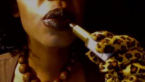 Chocolate lipstick teases