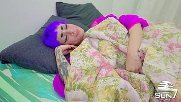 Anal Spanking With Giant Cock That Breaks Into Babe's Ass in the Bedroom
