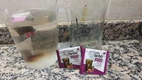 1 liter I drink my berry tea in one gulp