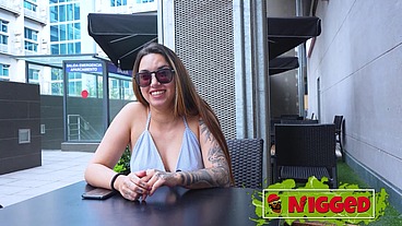 Interracial slut fucks the delivery guy. Nonax gets homeless bbc on Nigged