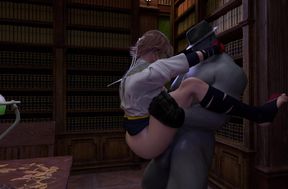 Halloween Special - Asuka in the Library