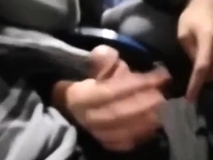 Public Handjob with Amateur Babe