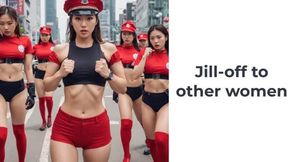 Jill off to other women - erotic lesbian fantasy