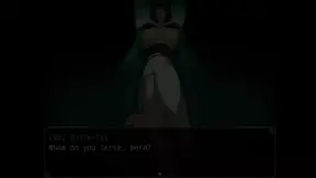 Busty dominatrix enslaves her male slave in 3D RPG game