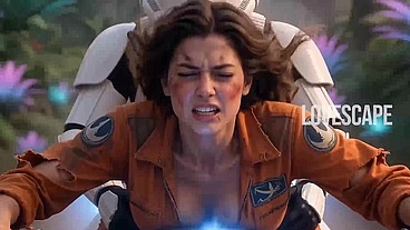 Stormtrooper Rescue Fuck: Saves Her Then Destroys Her Pussy