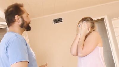 Small Titted Melissa may having Fun with Black Dudes in Front of her Father