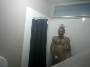 Steve Patrick wanking showering cam