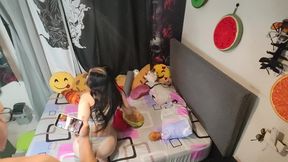 Your Girlfriend Loves to Serve Me Delicious When We Are Alone!