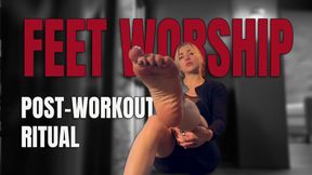 Sniff, Stroke, Deny: Worshipping My Sweaty Gym Feet