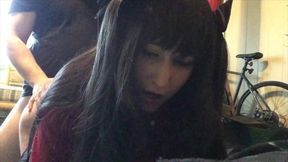 Giving Mr A Blowjob And Getting Fucked In My Rin Tohsaka Cosplay ^ ^