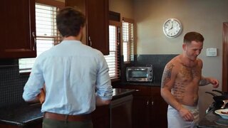 Coming home from the military and banging with passion