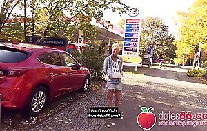 Underfucked MILF Vicky nailed behind gas station! Dates66