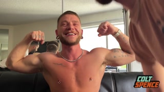 Alpha Colt Spence Makes Two Sexy Boys Nick Charms and Henry Hoops Worship Him