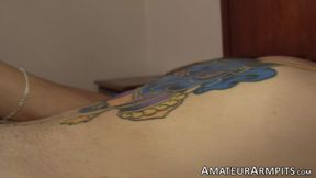 Ari Nuccis fingers aggressively stretch his hole wide