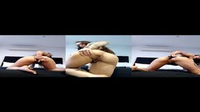 Waterfall Anal Squirting with Big Clit Play 480p