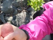 Public Park Cumshot While Strangers Watch! - Heather Kane