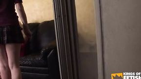 Ebony Babe and Her White Girlfriends Satisfy Their Wet Cunts with Toys and Spank Each Other