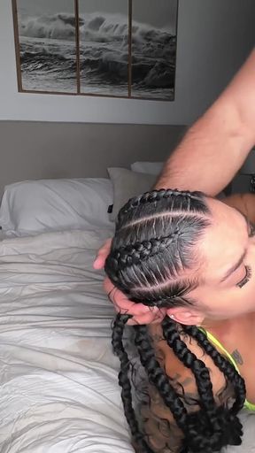 Stacked PAWG Egypt Takes Big Dick Pounding From Jmac in Green Fishnets for Facial