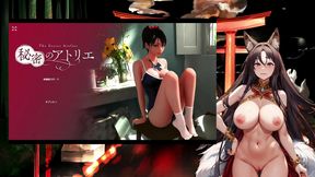Cute VTuber Night Fox Kodama Plays Secret Atelier Game for Naughty Fun