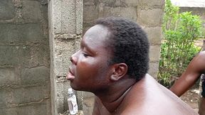 massive muscular gym instructors fuck and ebony chubby guy in uncompleted building