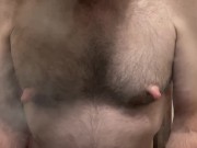 Clouds on my Pumped Nipples