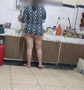 I Go Into the Kitchen to Fuck My Stepsister Very Nice Anal Sex Tight Ass