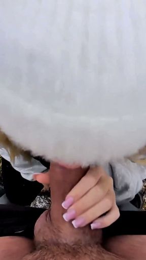 Sexy brunette student carelessly wet stunning MINET, Semen in Mouth   Clip 1