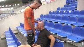 64 fucked by arab in publc football stadium
